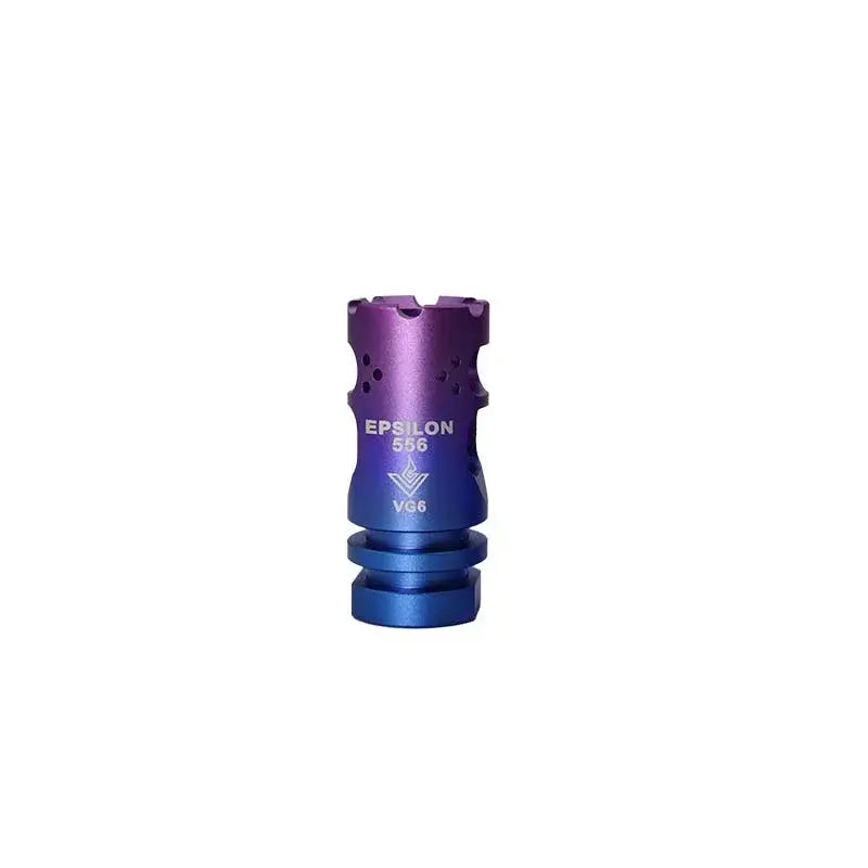 14mm CCW Gradient Color Flash Hiders Muzzle Device-P320GelBlaster-vg6 flat head-P320GelBlaster