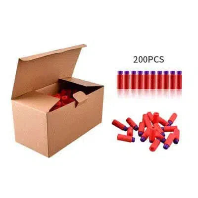 Worker Gen2 High-end Short Darts 200Pcs-nerf darts-m416 gel blaster-red purple-1pack-m416gelblaster