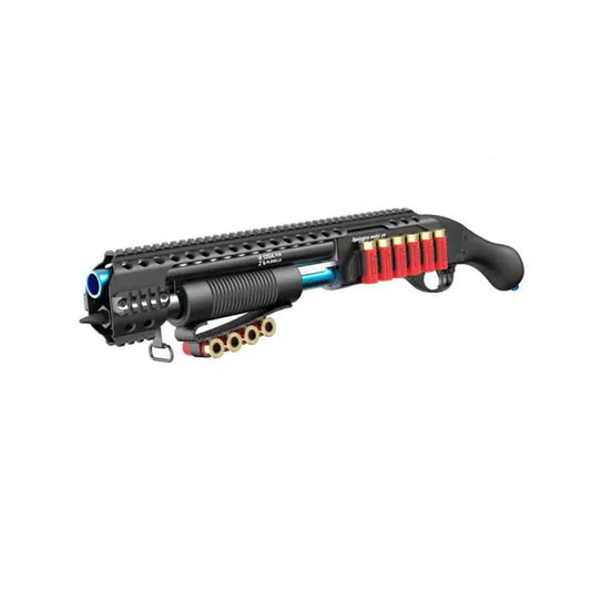 XYL M870 Shell Ejecting Shotgun Nerf Blaster-m416gelblaster-black-m416gelblaster